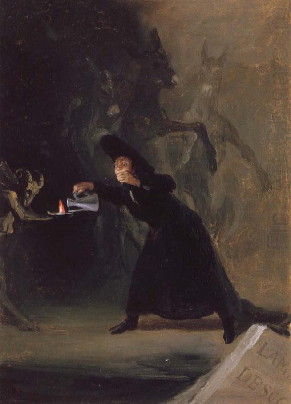 A Scene from El Hechizado por Fuerza, Francisco de Goya